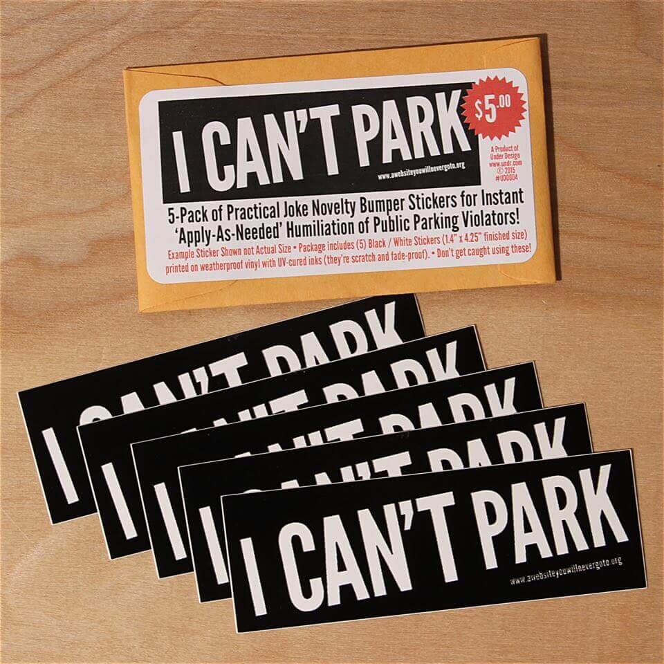 Prank Bumper Stickers 