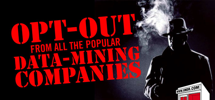Opt-Out from all the popular Data-Mining Companies