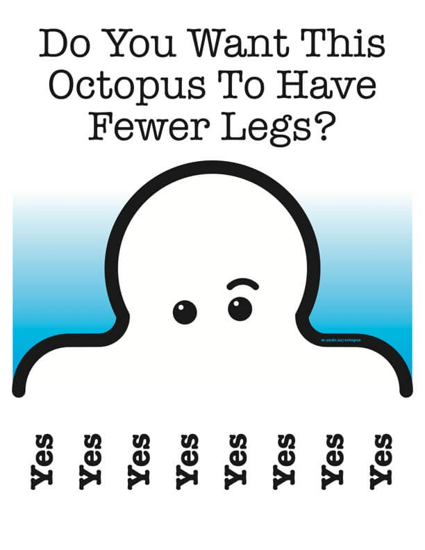 Octopus Cruelty Awareness Poster